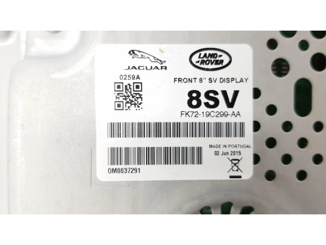 Дисплей FK7219C299AA, T2R17628 Jaguar XE