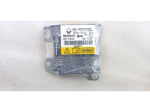 Блок подушек безопасности 8201163278, 8201002828   Dacia Sandero