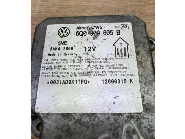 Блок подушек безопасности 6Q0909605B, 5WK42869   Volkswagen PASSAT B5.5