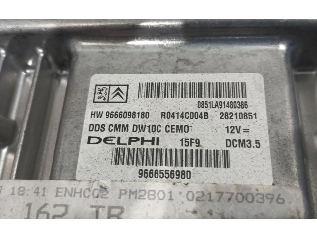 Řídící jednotka 9666098180 Peugeot 3008 I 2010