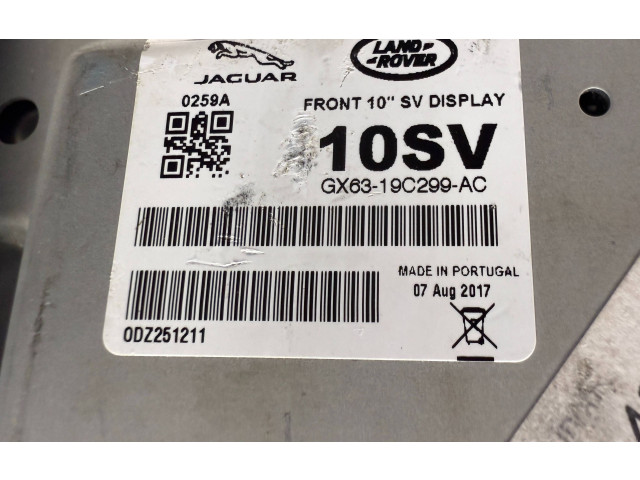 Дисплей GX6319C299AC Land Rover Discovery 5