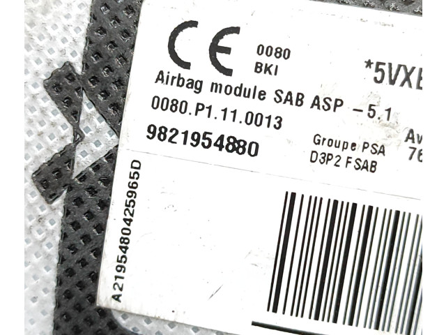 Подушка безопасности в сиденье 9821954880   Peugeot 2008 II