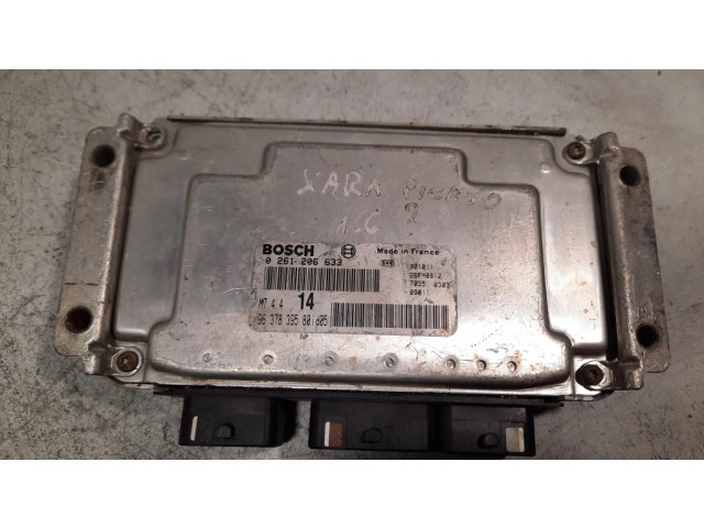 Блок управления двигателя 0261206633, 9637839580 Citroen Xsara Picasso