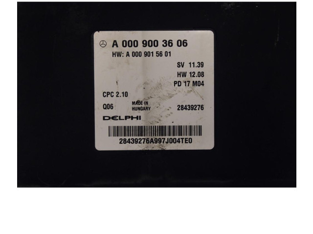 Блок управления коробкой передач A0009003606   Mercedes-Benz CLA C117 X117 W117