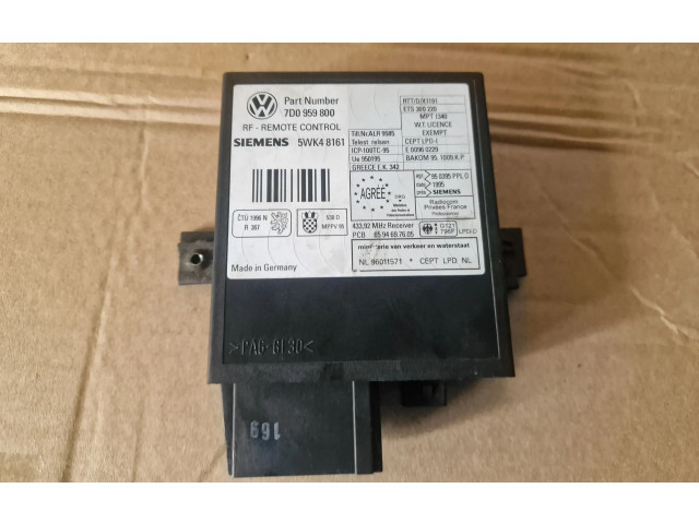 Блок комфорта 7D0959800 Volkswagen Transporter - Caravelle T4