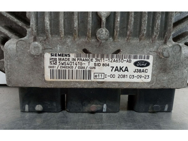 Блок управления двигателя 3N1112A650AB, 5WS40141D Ford Fusion