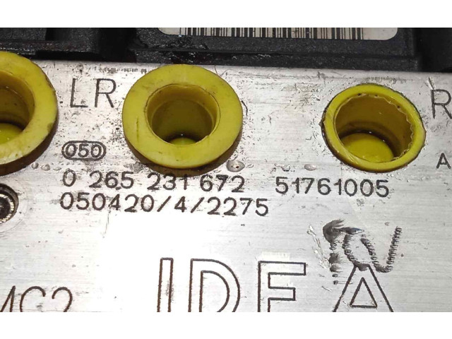 Jednotka ABS 51761005, 0265800495   Lancia Musa 2005