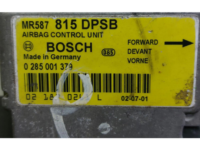 Блок подушек безопасности 0285001379, MR587DPSB   Mitsubishi Space Star
