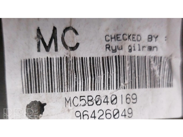 Přístrojová deska Chevrolet Kalos 2005 96426049, MC5B040169