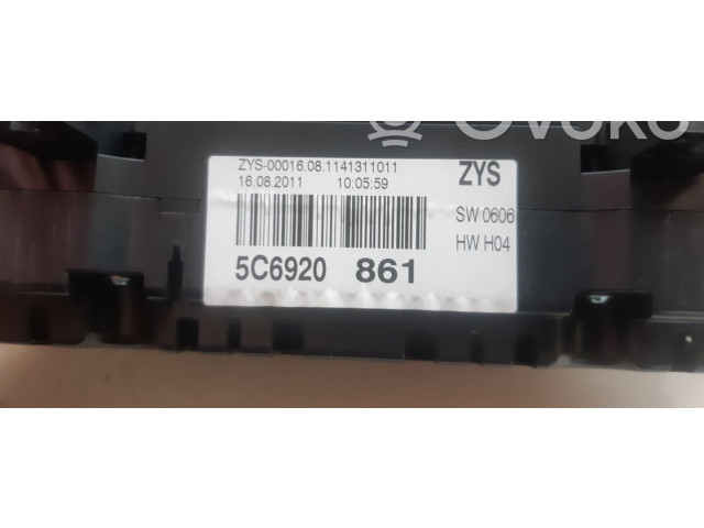 Блок предохранителей 5C6920861, 5C6920861 Volkswagen Jetta VI