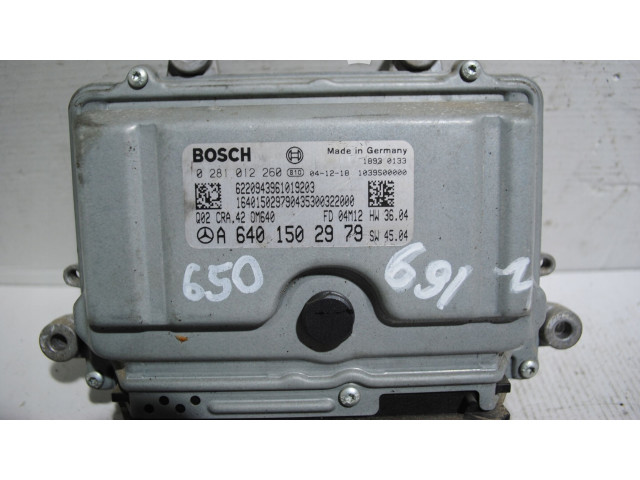 Řídící jednotka A6401502979, 0281012260 Mercedes-Benz SL R230 2005