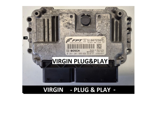 Блок управления двигателя 51807290, 0261201689   Fiat Linea