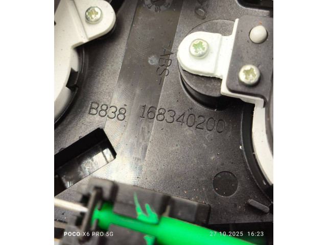 Блок управления климат-контролем 168340200, B838   Fiat Ducato