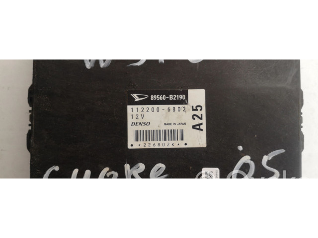 Комплект блоков управления 89560-B2190, 89560-B2190 112200-6802 A   Daihatsu Cuore