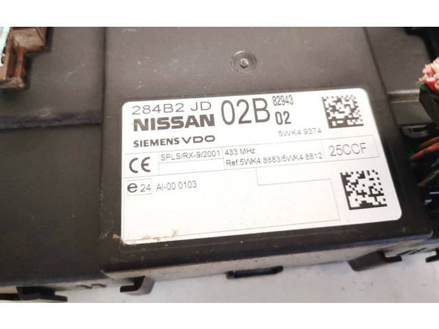 Блок комфорта 284b2jd02b, 5wk49374 Nissan X-Trail T31