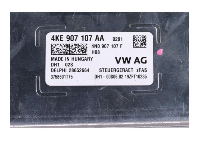 Блок управления 4KE907107AA Audi A6 S6 C8 4K