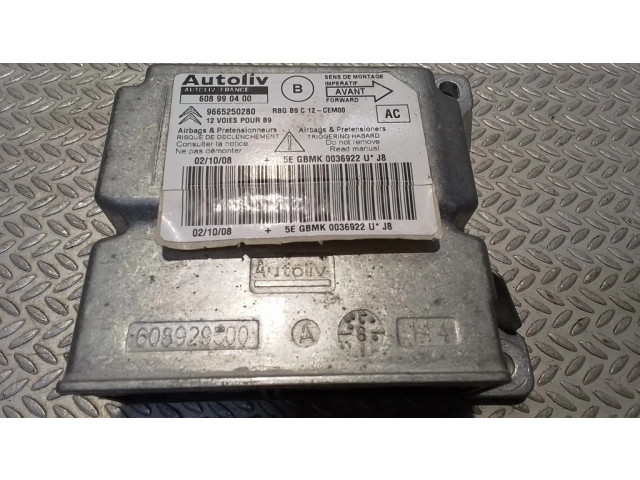 Блок подушек безопасности 9665250280   Citroen Berlingo