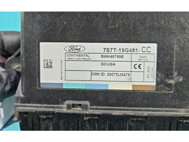 Блок комфорта 7S7T-19G481-CC, IMPRK1470057   Ford S-MAX   