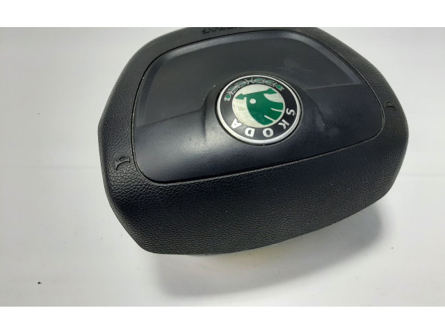 Подушка безопасности водителя 5J0880201K Skoda Fabia Mk2 (5J)