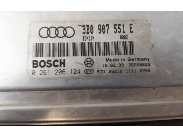 Блок управления двигателем Блок управления 3B0907551E, 3B0907551E Audi A8 S8 D2 4D