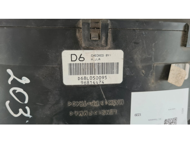 Панель приборов D68L050095, 96814474   Chevrolet Aveo       