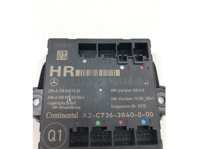 Другие блоки управления / модули A2189008600    Mercedes-Benz CLS C218 X218