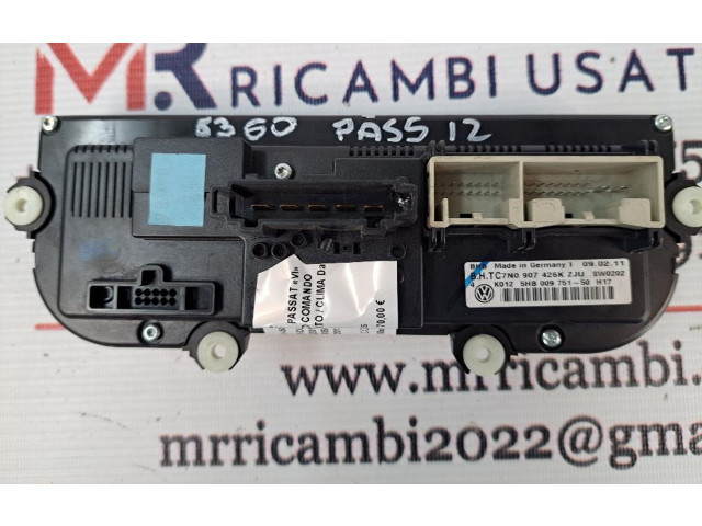 Блок управления климат-контролем 5HB009751-50, 5HB009751-50   Volkswagen PASSAT B7