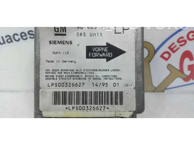 Блок подушек безопасности 90483546, 53915   Opel Tigra A