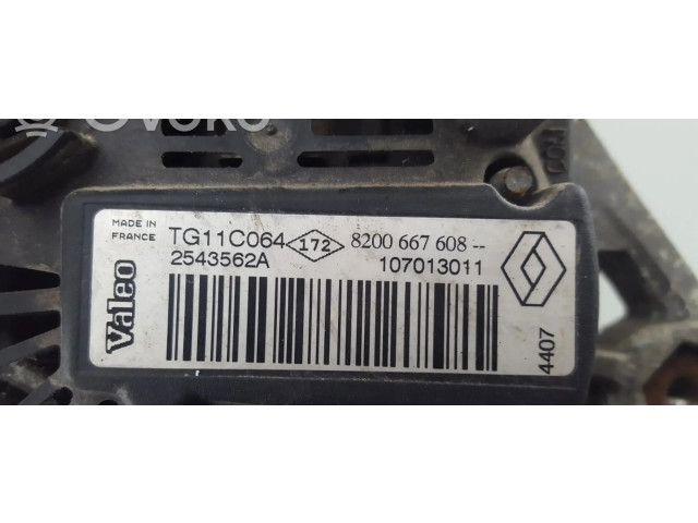 Генератор 2543562A, 8200667608 Dacia Logan I 1.6