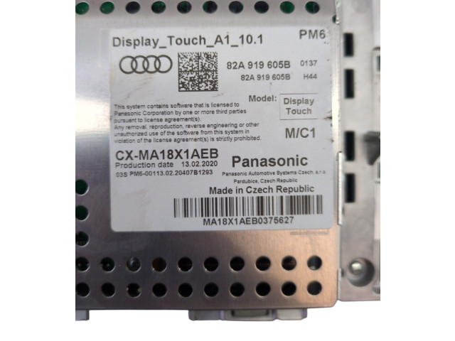 Дисплей 82A919605B Audi A1