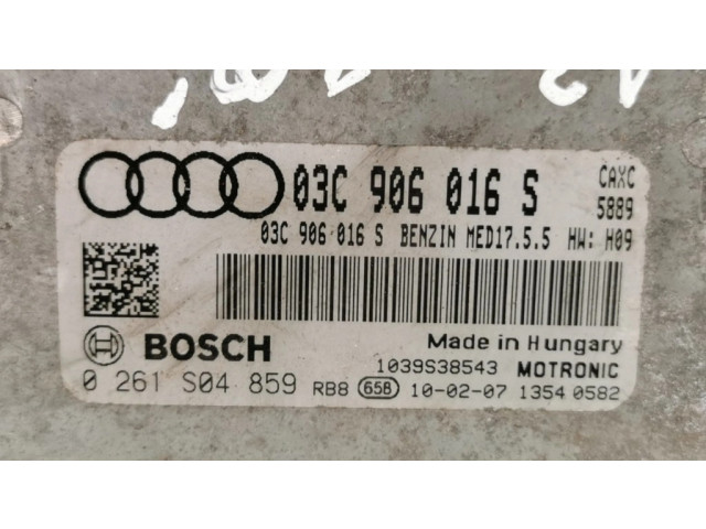 Блок управления двигателя 03C906016S Audi A3 S3 A3 Sportback 8P