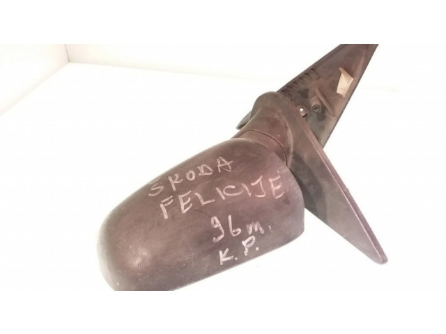 Зеркало (механическое) левое Skoda Felicia I 1994-1998 года