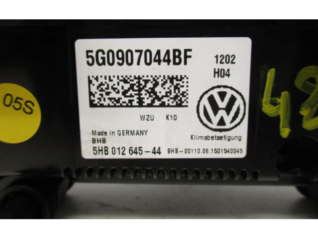 Блок управления климат-контролем 5G0907044BF   Volkswagen Touran II
