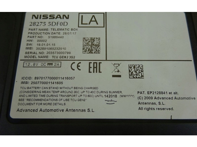 Блок управления 282755DF0DLA Infiniti Q30