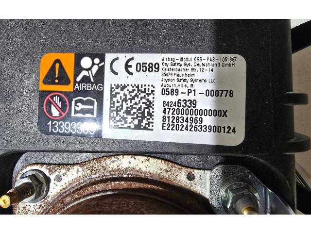 Подушка безопасности пассажира 84246339, 812834969 Chevrolet Camaro