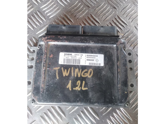 Блок управления двигателя S110130102A, 8200044443   Renault Twingo I