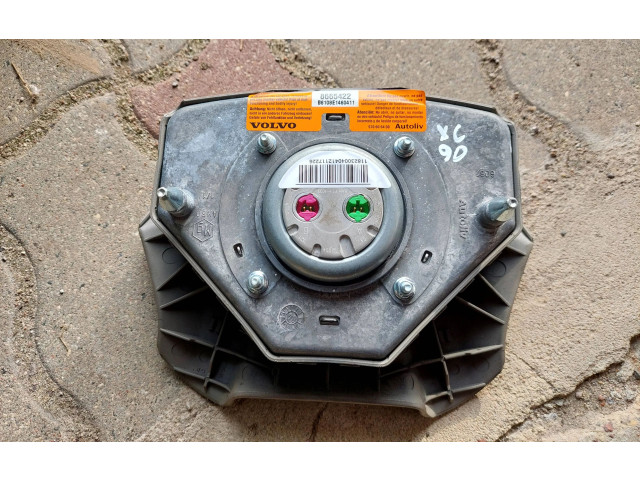 Подушка безопасности водителя 8665422, 570606400 Volvo XC90