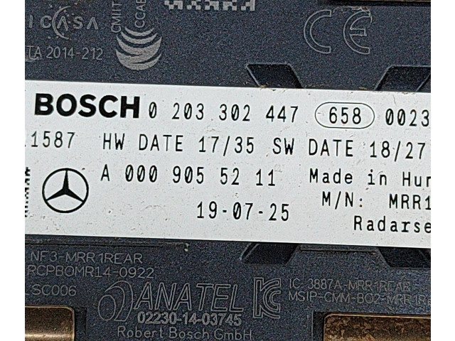 Датчик слепых зон A0009055211, 0203302447 Mercedes-Benz GLE W167