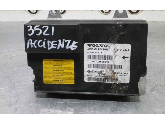 Блок подушек безопасности 31210474, 00403611A8   Volvo S80