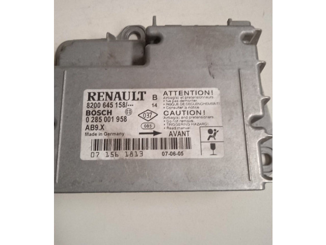 Блок подушек безопасности 8200645158, 0285001958   Renault Clio III