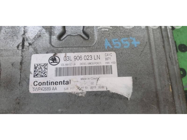 Блок управления двигателем Блок управления 03L906023LK, 03L906023LK.   Skoda Rapid (NH)