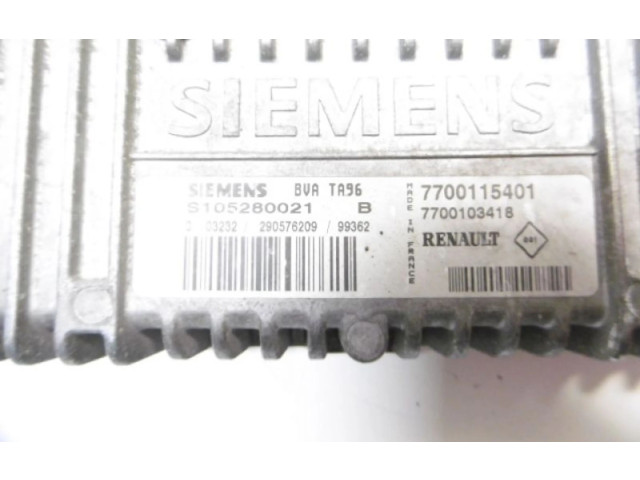 Блок управления коробкой передач 7700115401, 7700115401 Renault Clio II