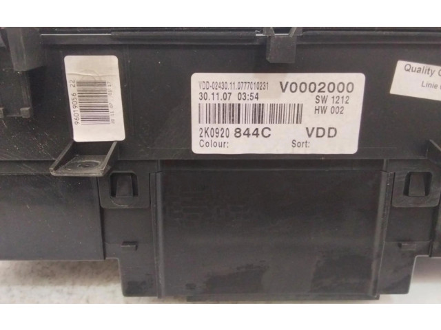 Панель приборов 2K0920844C   Volkswagen Caddy       