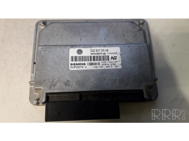 Блок управления коробкой передач 0ad927755ab, 5wp2207416 Volkswagen Touareg I