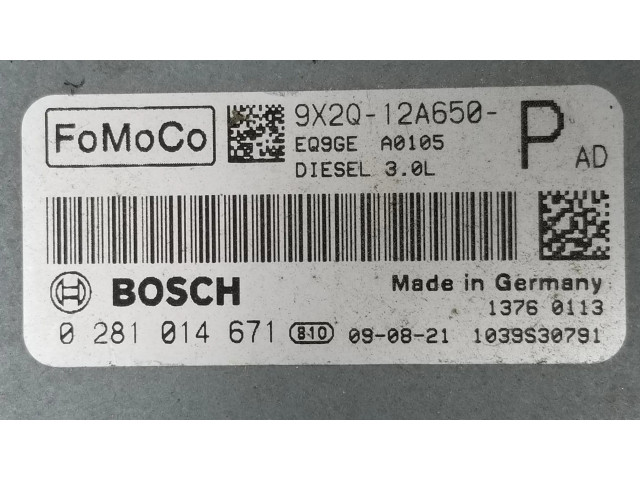 Řídící jednotka 9X2Q12A650PAF, C2D18198 Jaguar XF 2009