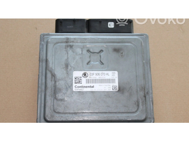 Блок управления двигателя 03F906070HL, 5WP44827 Skoda Fabia Mk2 (5J)