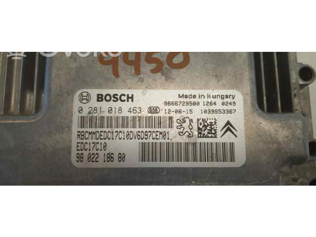 Řídící jednotka 0281018463, 9666729580 Citroen C3 Picasso 2010