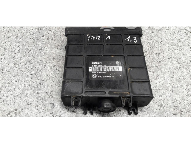 Блок управления двигателем Блок управления 0261200776 Seat Ibiza I (021A)