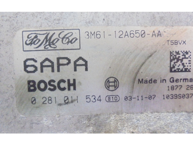 Блок управления двигателем Блок управления 3M61-12A650-AA, 3M61-12A650-AA Mazda 3 I