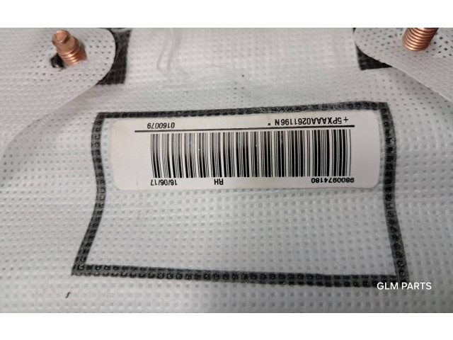 Подушка безопасности в сиденье 9800974180, 9804358780 Citroen C4 Cactus